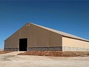 crossover style fabric covered building