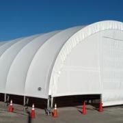 salt storage building in Nebraska